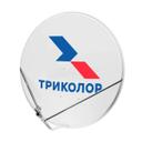 Антенна спутниковая офсетная АУМ CTB-0.9-1.1 0.8 Logo St с лого Триколор с кронштейном