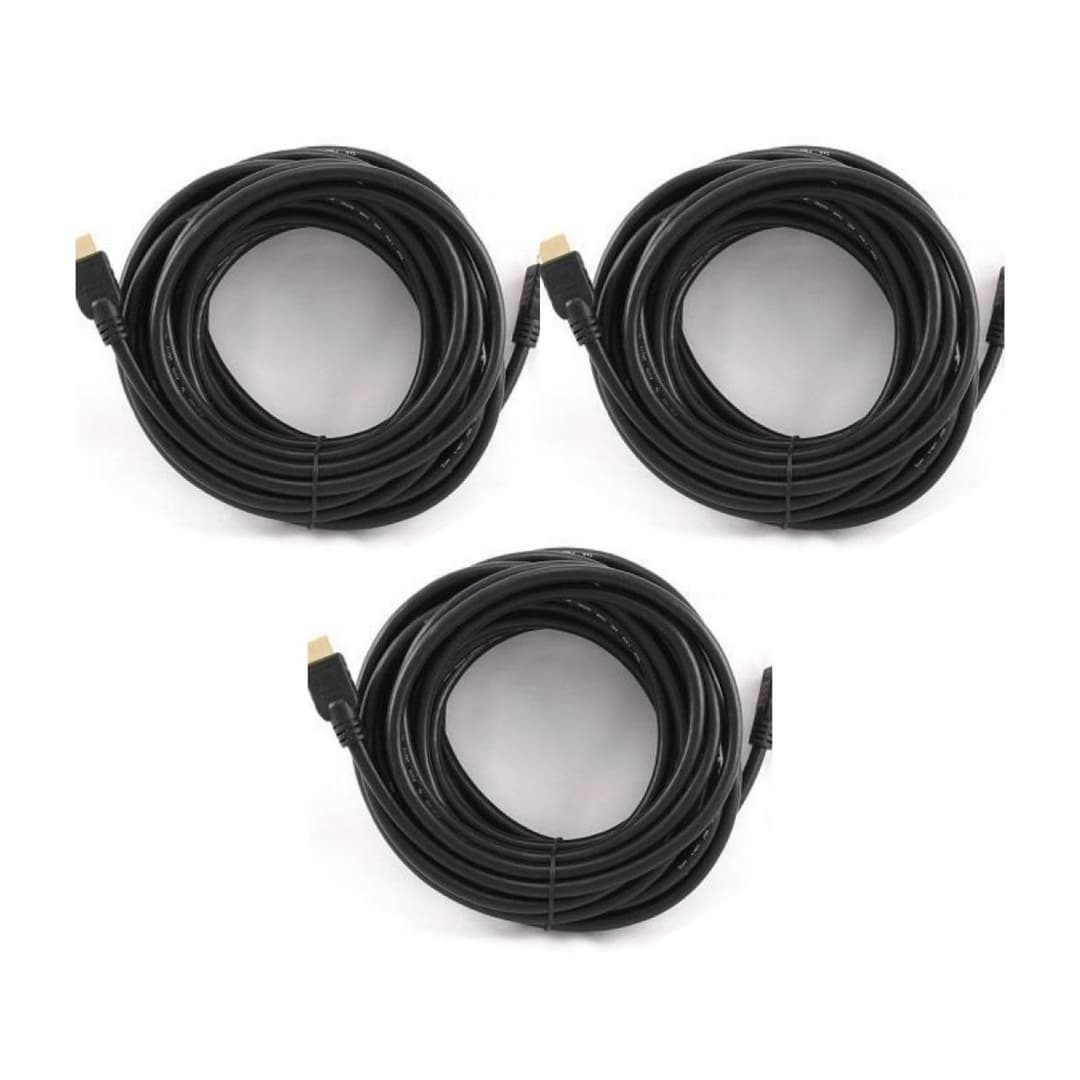 Кабель HDMI-HDMI 10м. 3 штуки