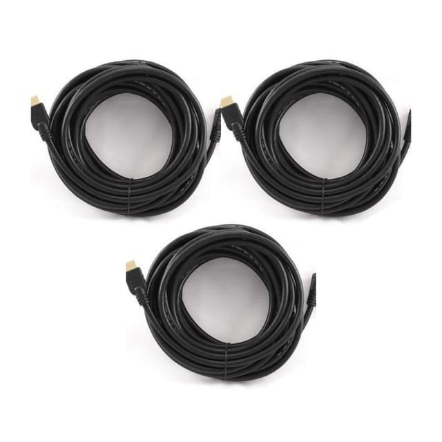 Кабель HDMI-HDMI 10м. 3 штуки