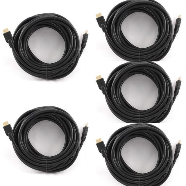 Кабель HDMI-HDMI 10м. 5 штук