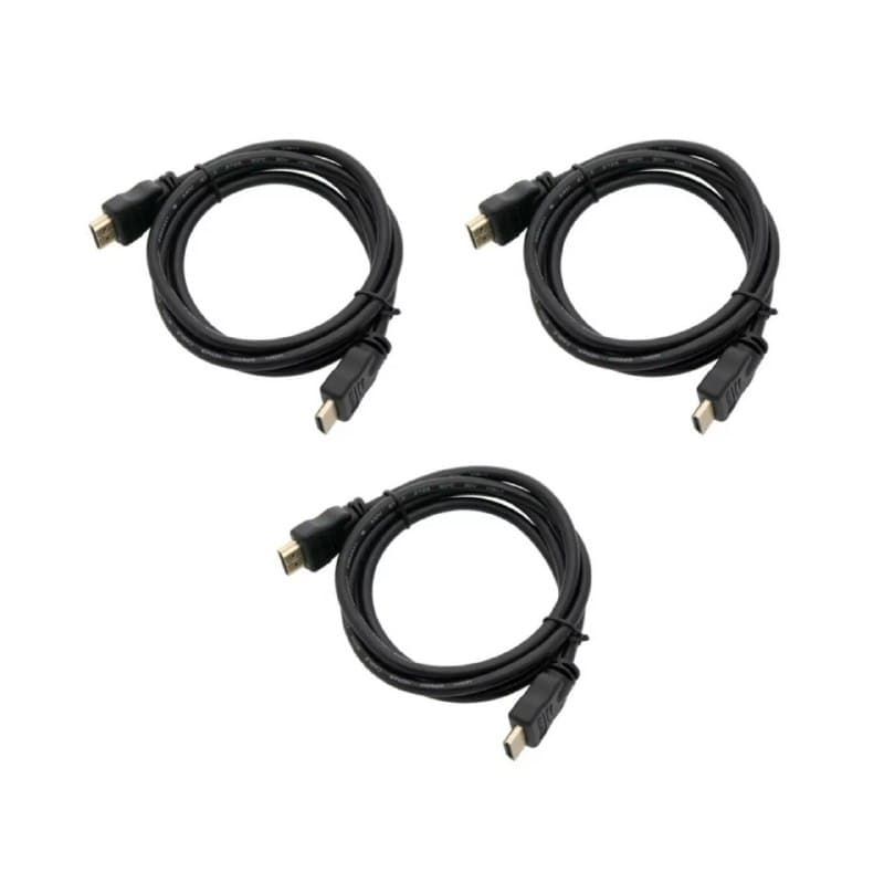 Кабель HDMI-HDMI 1,5м. 3 штуки