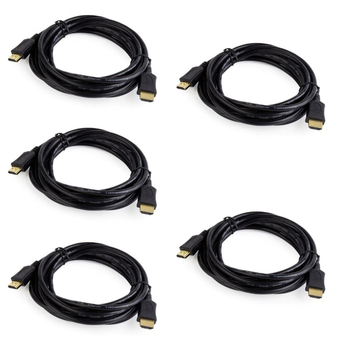 Кабель HDMI-HDMI 3м. 5 штук