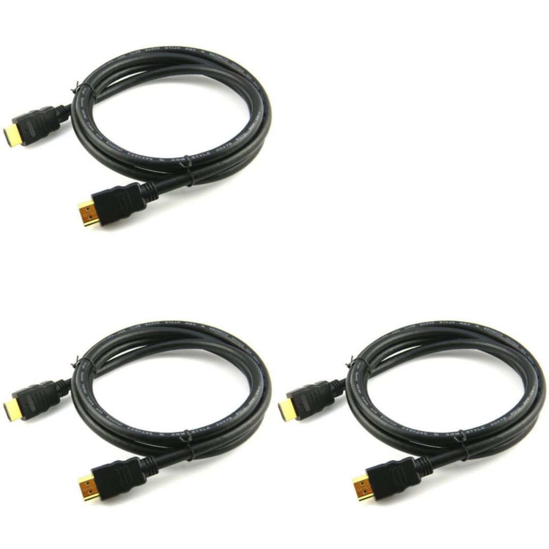 Кабель HDMI-HDMI 5м. 3 штуки