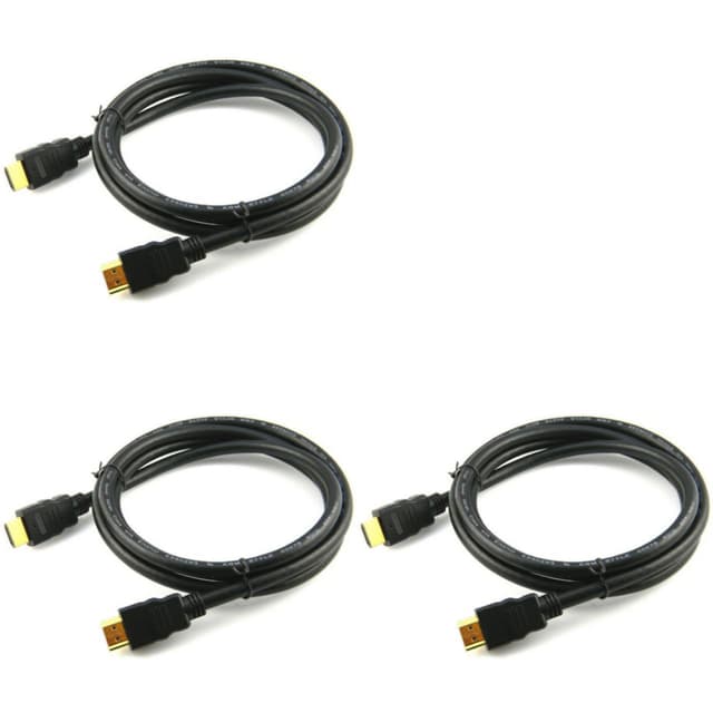 Кабель HDMI-HDMI 5м. 3 штуки