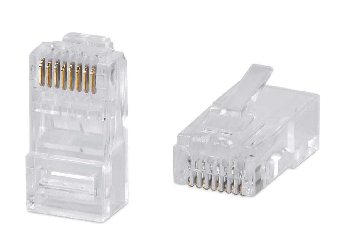 Разъем для компьютерных сетей RJ45 PET-8P8C CADENA