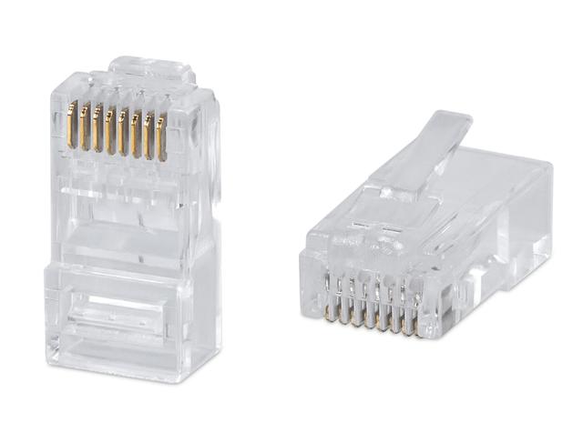 Разъем для компьютерных сетей RJ45 PET-8P8C CADENA