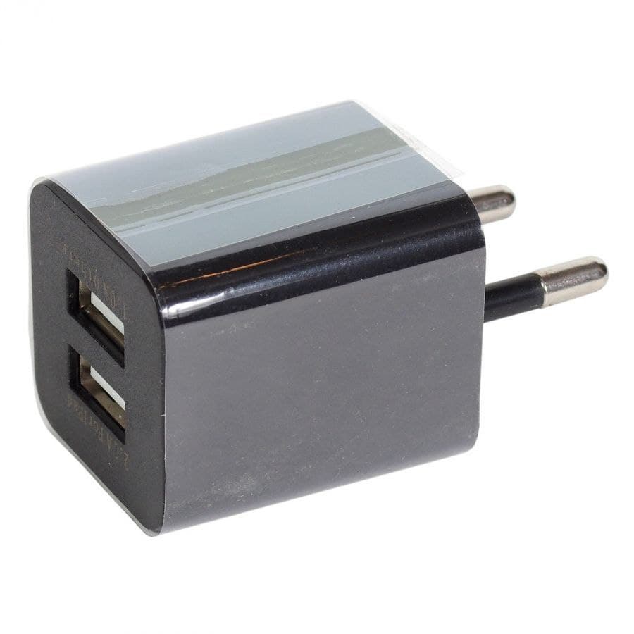 Сетевой адаптер USB 2.1А (2 выхода: 2.1А, 1А)