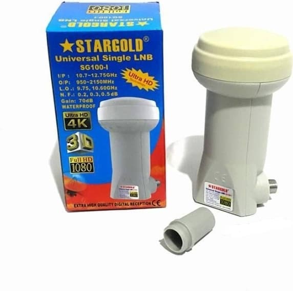 Спутниковый конвертор МТС, Телекарта, Триколор Федеральный 75°, НТВ Плюс, SG-100 HD, 1 выход, линейная поляризация