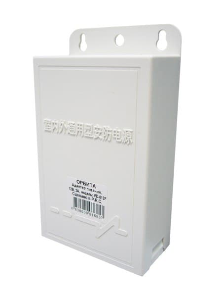 Адаптер питания Орбита VD-012F (12В, 2000мА, 5.5mm)
