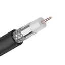 Кабель коаксиальный морозоустойчивый Cadena Frost RG-6U высокого качества, черный, 100 метров